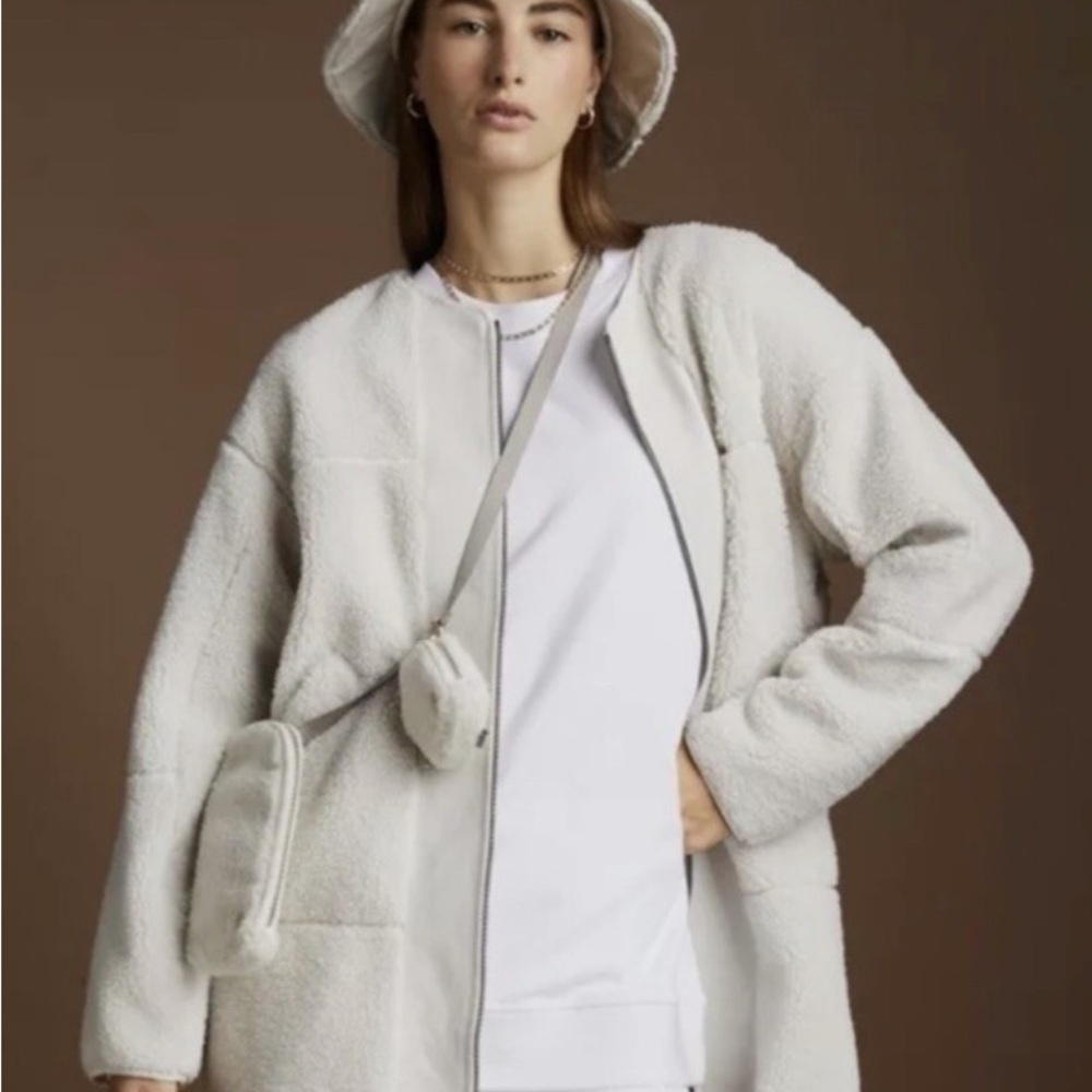 Lululemon Off-White Sherpa Coat